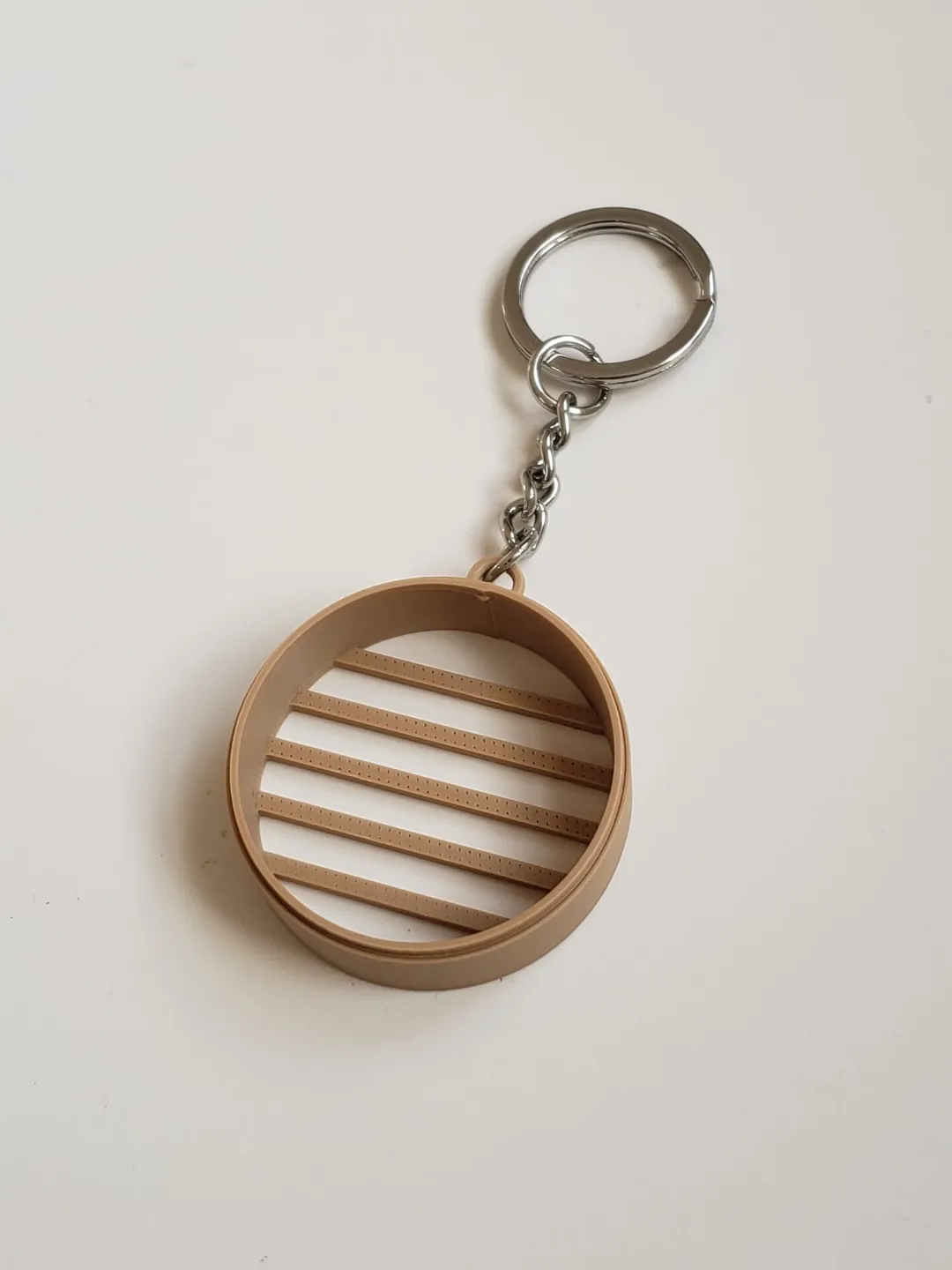 Ducky Bun Fidget Keychain (Dim Sum) view 3