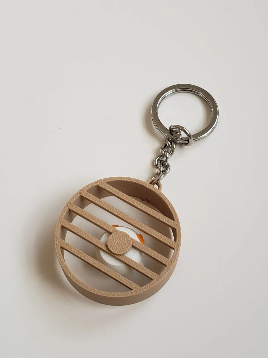 Ducky Bun Fidget Keychain (Dim Sum) view 4