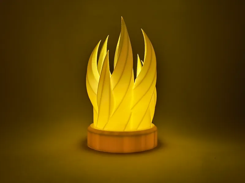 Teelichthalter im Flammendesign – LED-Teelichter