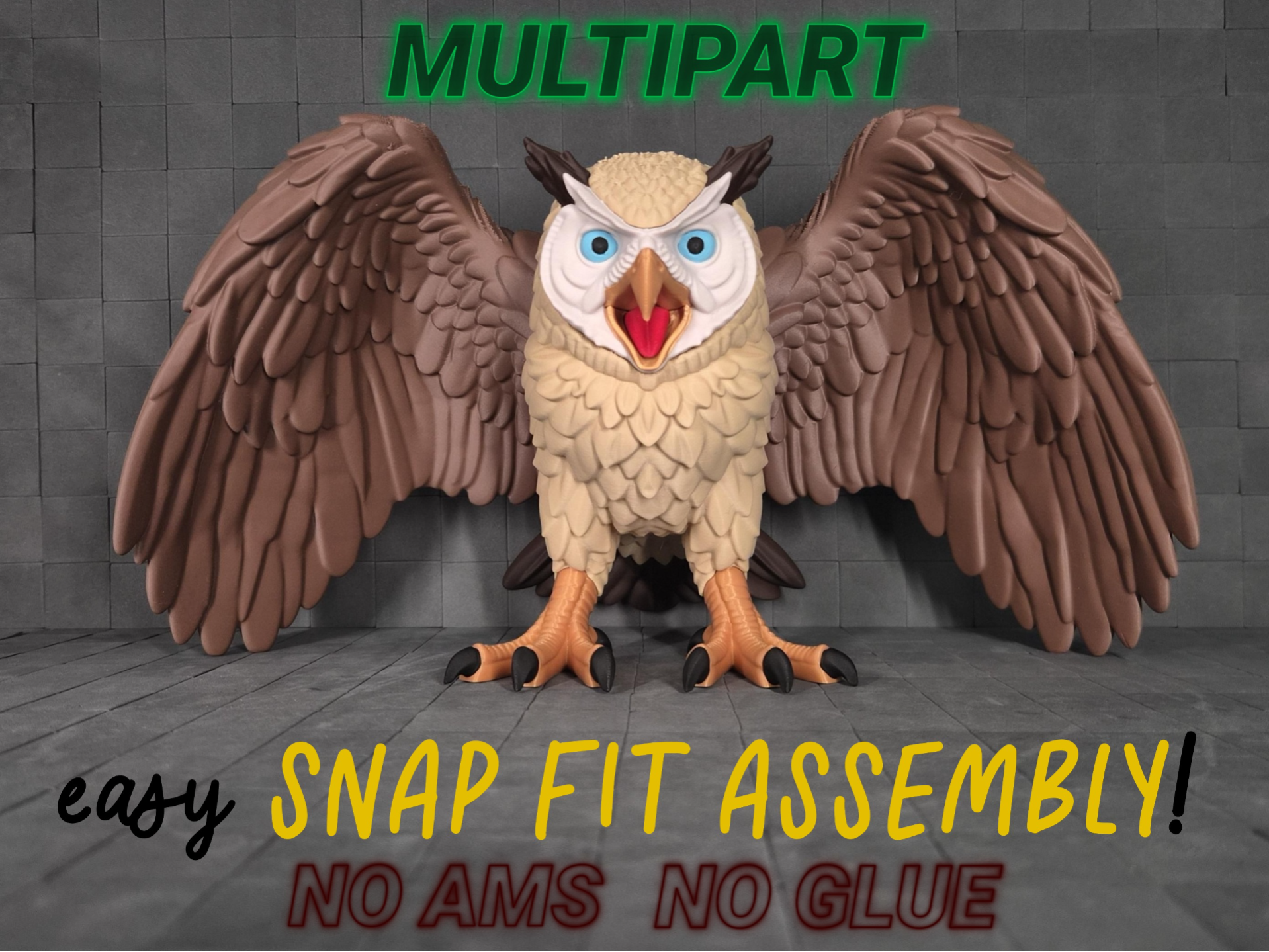 Owl of Thunderwing Crest | Multicolor Multipart