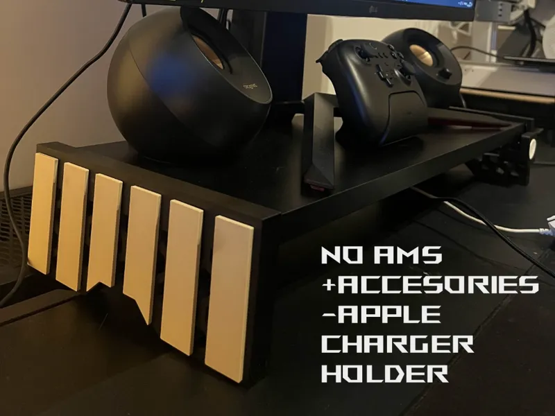 Monitor Stand WIth Decorative Boards