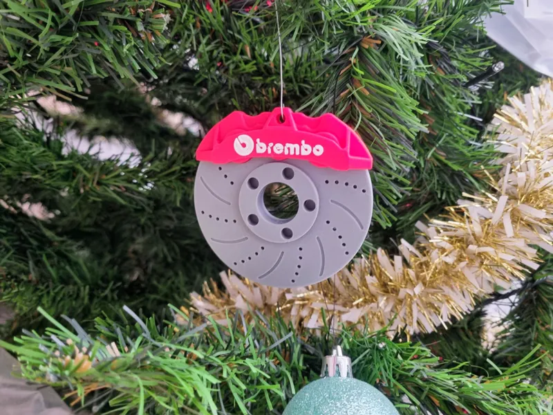 Christmas bauble Brembo caliper