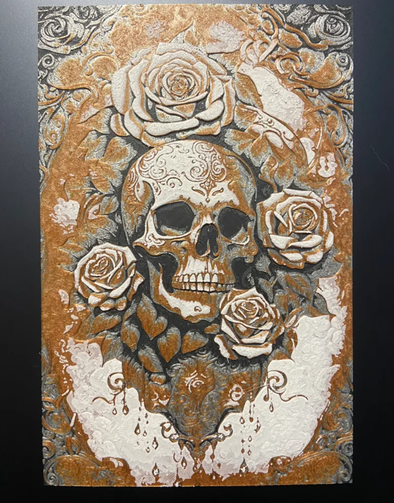 skull roses
