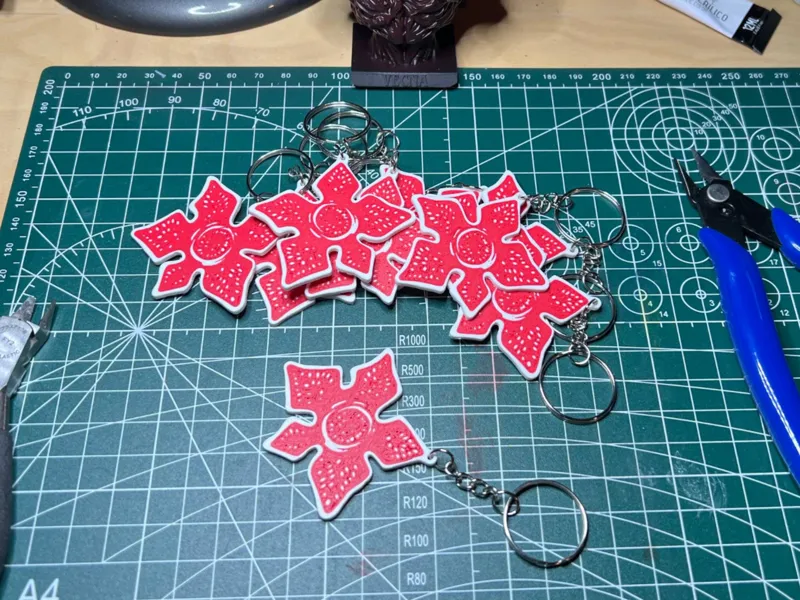 stranger things keychain
