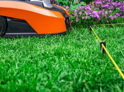 Stake Hook for Robotic Lawnmowers