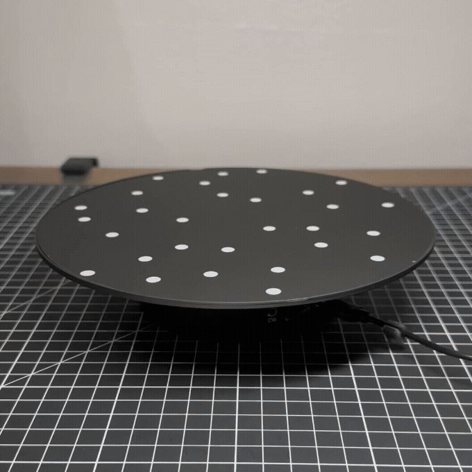 Revopoint Mini Turntable Marker Topper Plate