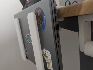 Laptop table mount