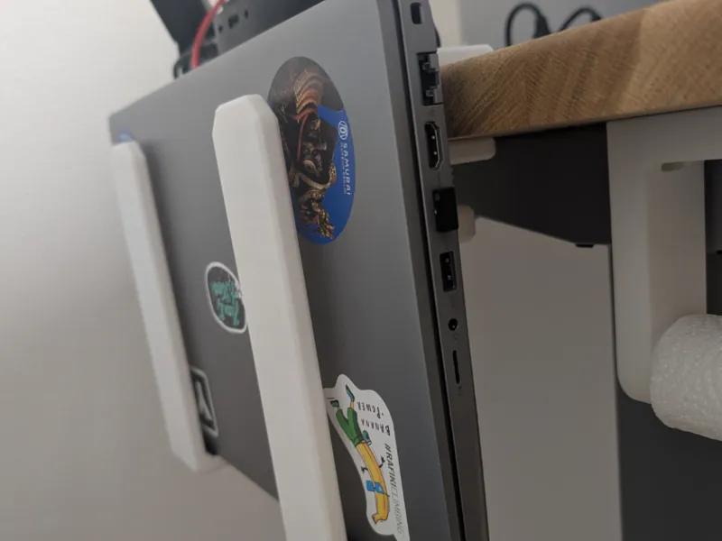 Laptop table mount