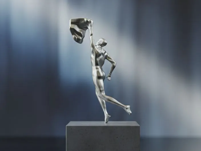 Climber Sculpture   Escultura hombre Escalando