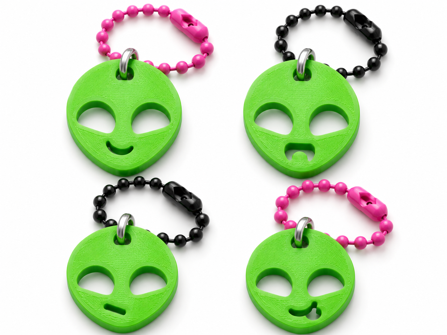 Alien Keychains (Set of 4)