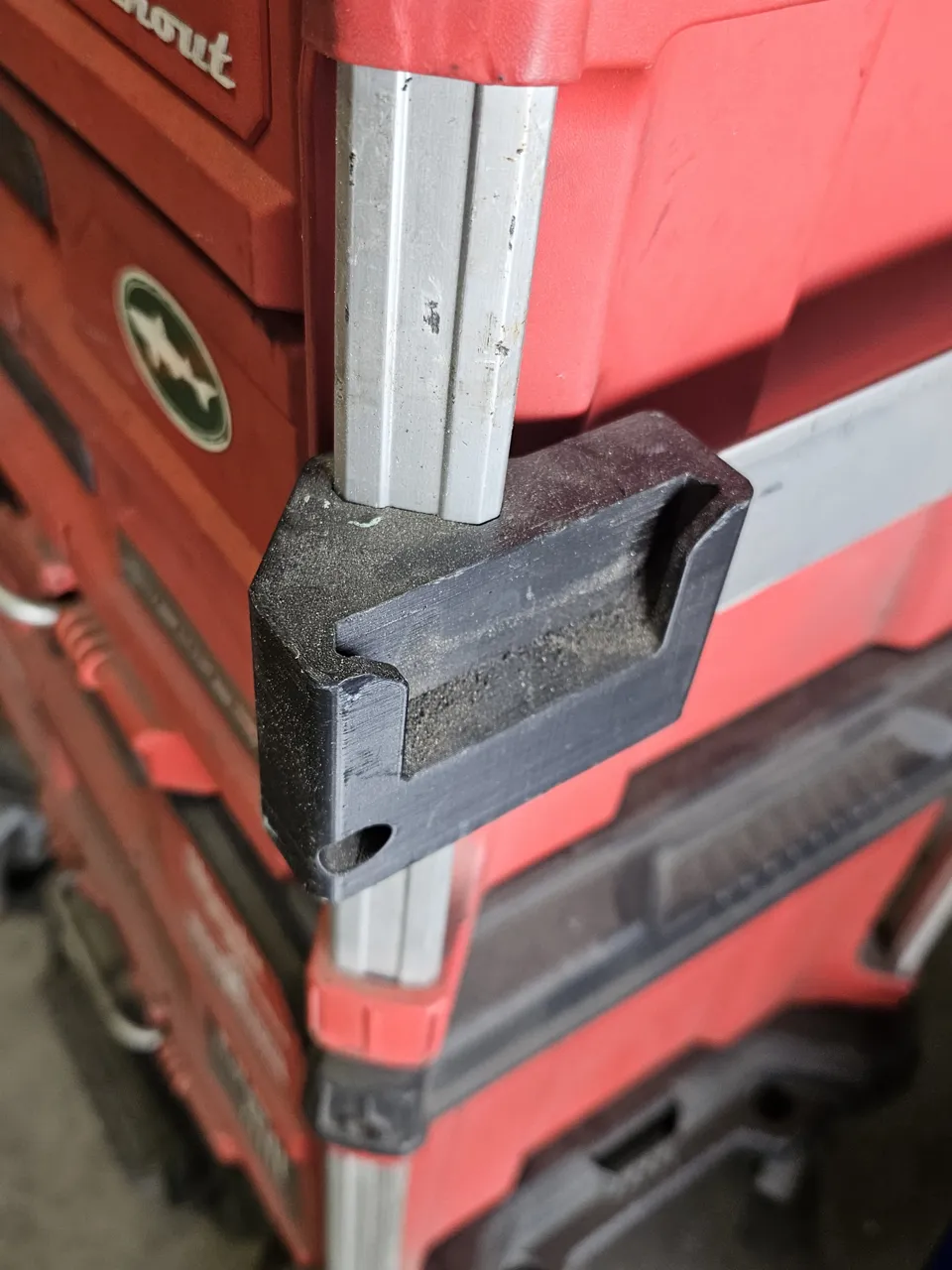 Milwaukee Packout Rail Holder view 3