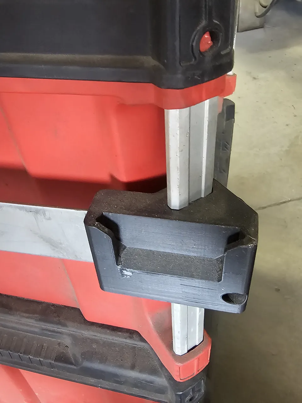 Milwaukee Packout Rail Holder view 2