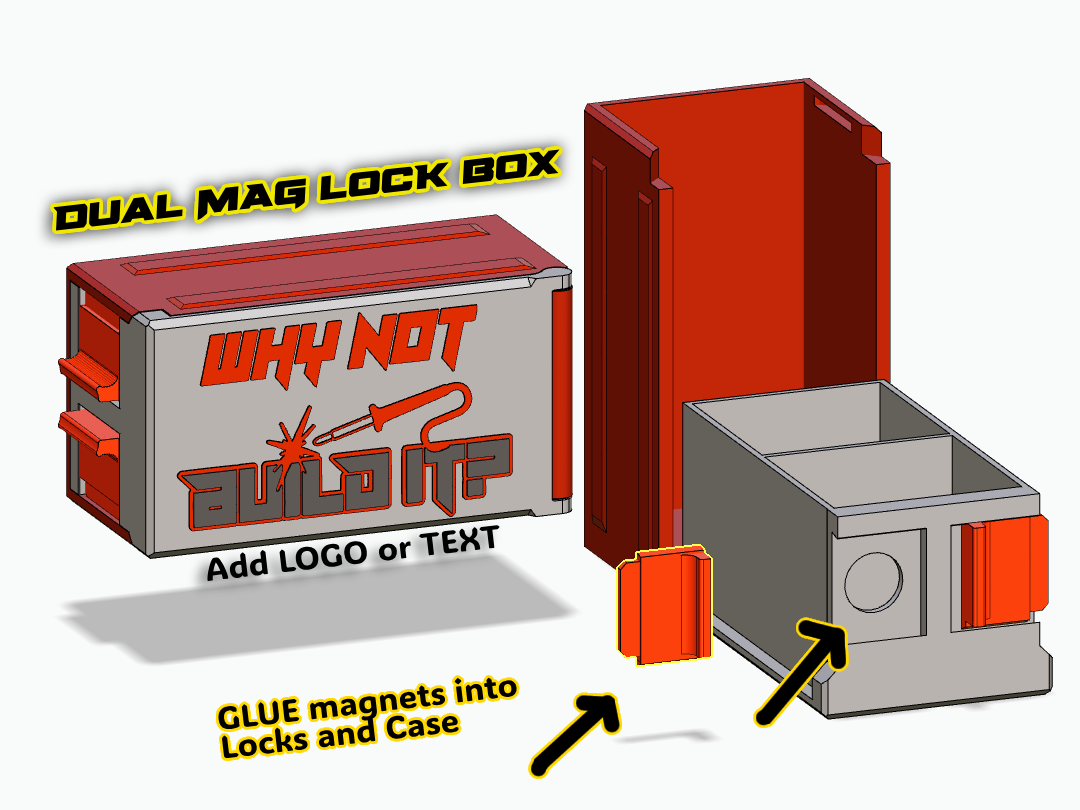 The Dual Mag Lock Box - Secure lock 