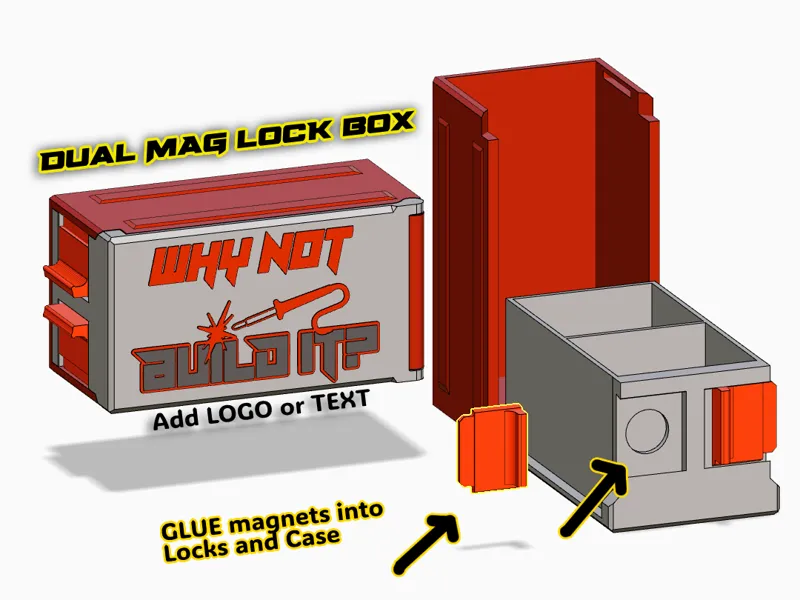 The Dual Mag Lock Box - Secure lock 