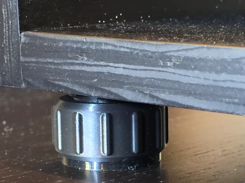Adjustable Foot for Lightweight Furniture