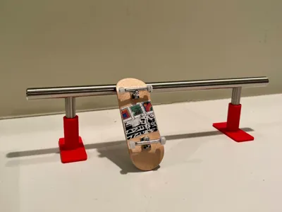 Finger Board Rail Riser and Stabilizer