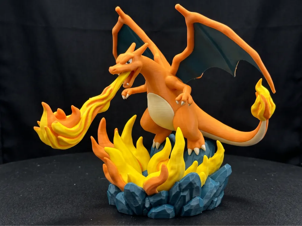 Diorama de Lanzallamas de Charizard - Modelo de impresión 3D gratuito ...