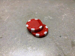 Poker Chip Flip Fidget Toy - Print in Place