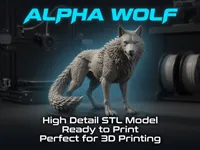 Wolf 0.1mm layer, 3 walls, 10% infill