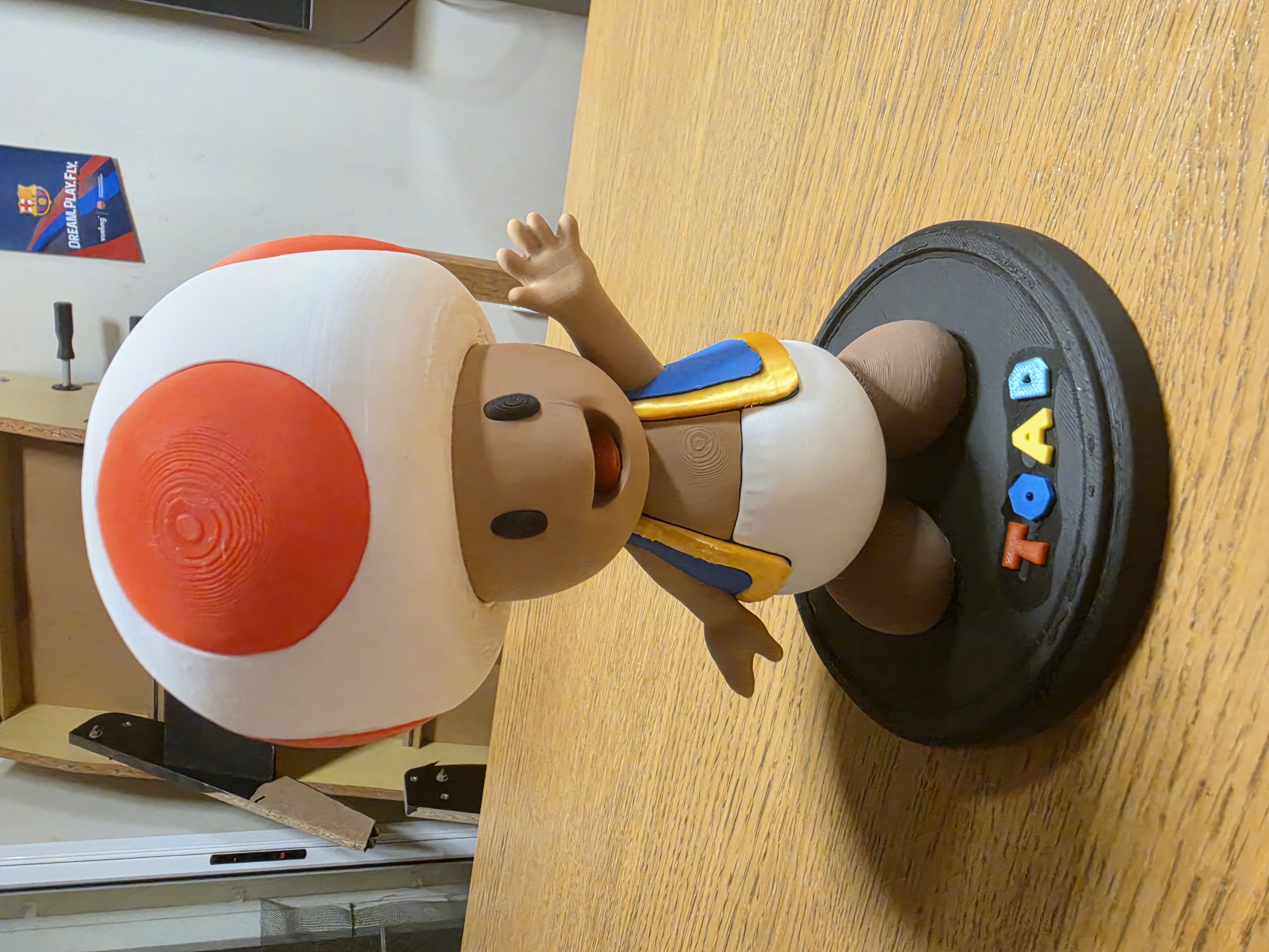 Miniatura 2 do modelo 3D Toad Sapo / No need AMS / Super Mario Movie 23 cm