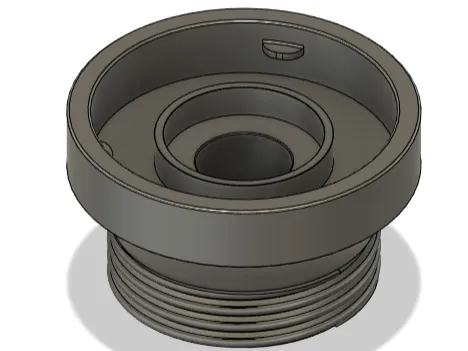Master cylinder cap adapter for pressure bleeder