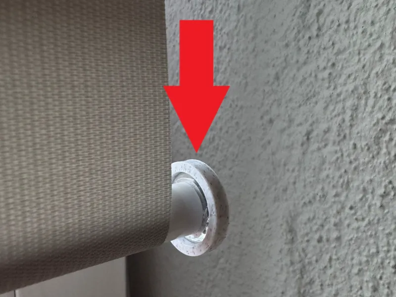 Roller blind end cap
