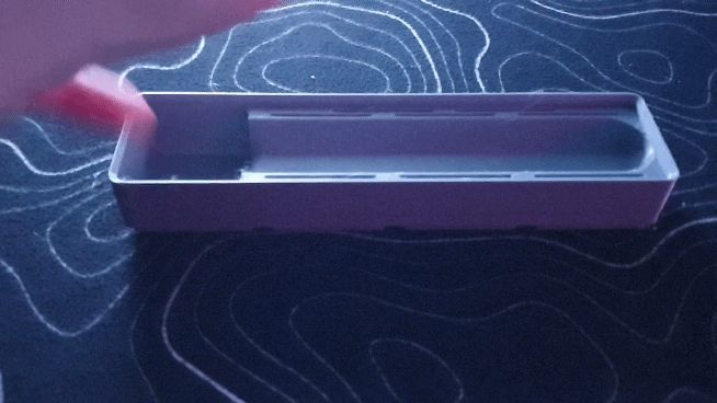 Gridfinity scraper holder for drawers