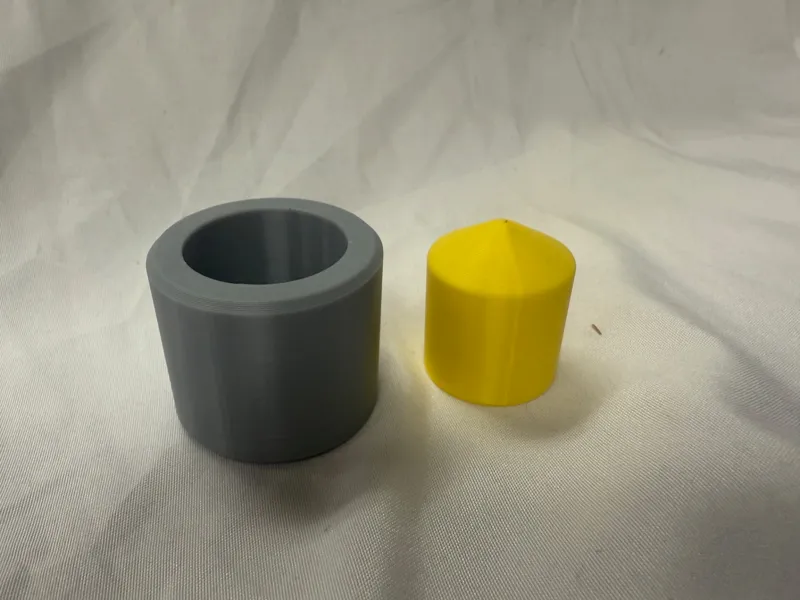 Unique 2 Piece Puzzle, no hands