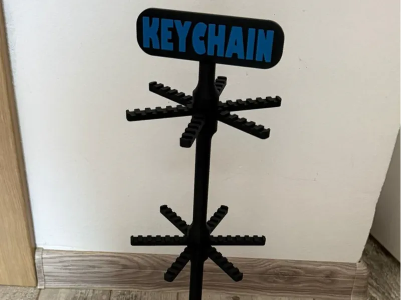 Keyhain holder- rotatig wheels - modular
