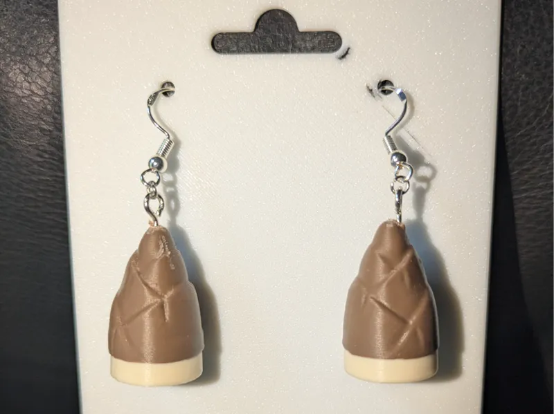たけのこチョコスナックイヤリング