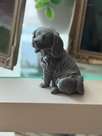 Figurine de chien assis (scan photogrammétrique) — photo 4