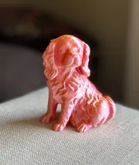Figurine de chien assis (scan photogrammétrique) — photo 2