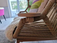 Plateau porte-gobelets pour fauteuil de jardin — photo 4