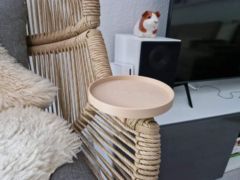 Cup holder Tray for lounge chair HALVREBENE