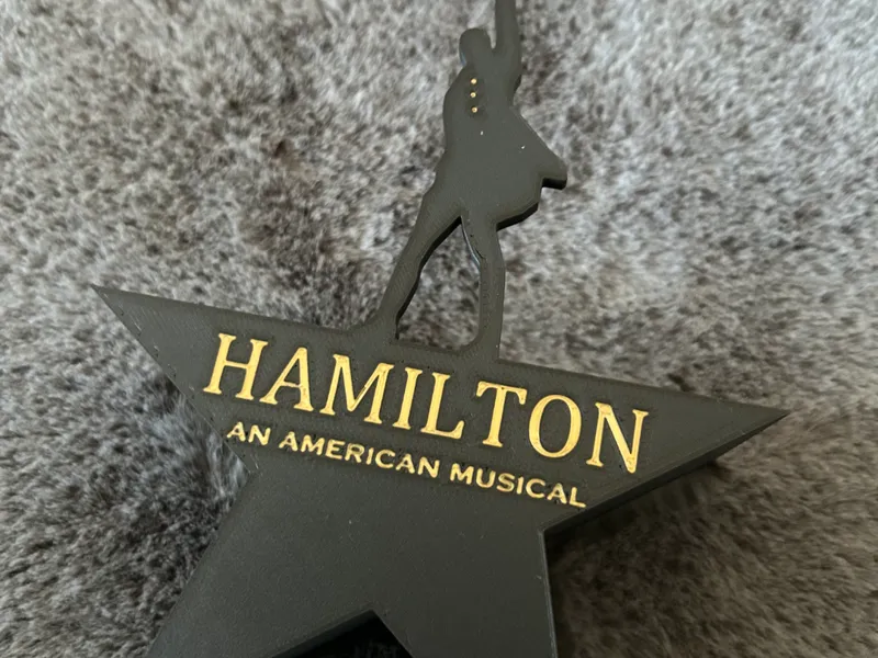 Hamilton Musical Logo Star Box / Organizer