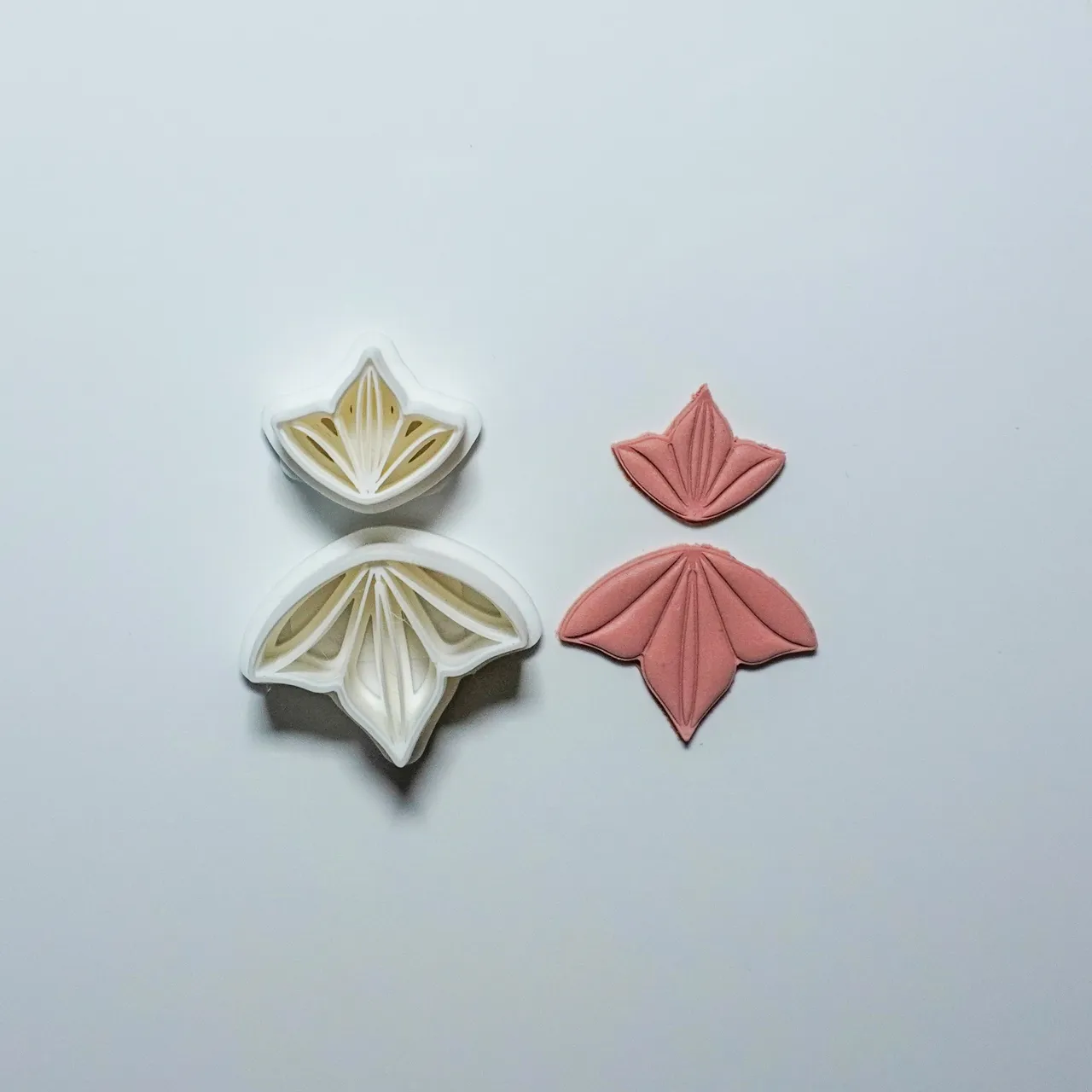 Ornamental Polymer Clay Cutter Earrings Necklace view 2