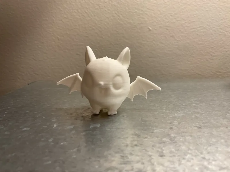 Cute white bat