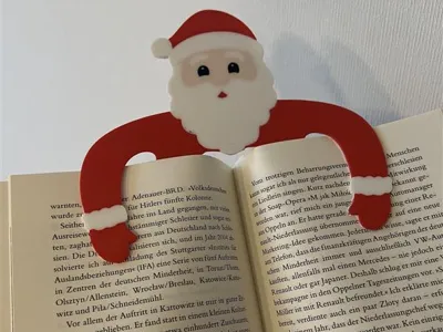 Santa Claus book page holder 