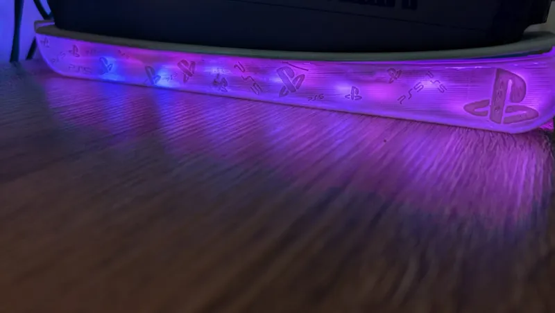 Ps5 horizontal stand rgbled