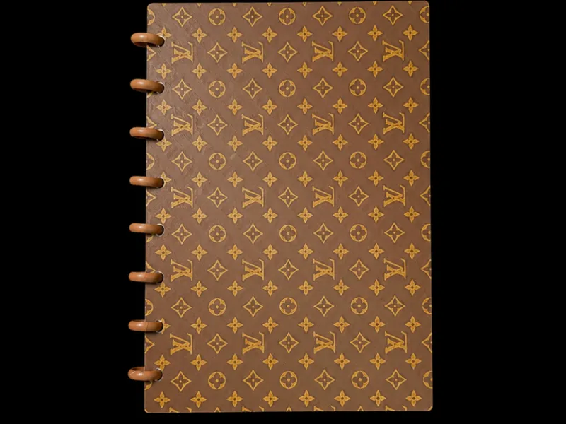 Luxury-Inspired A5 Notebook Cover