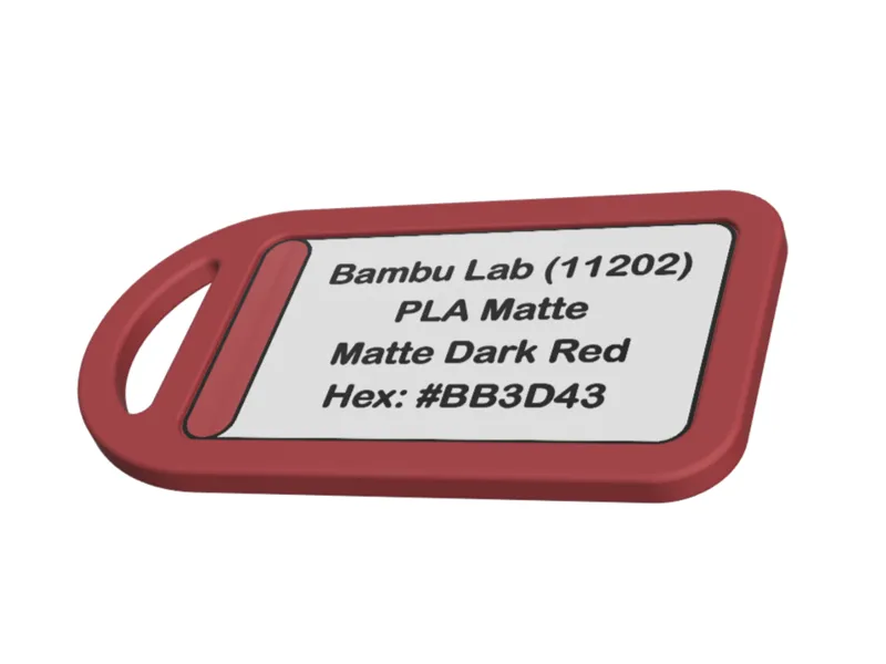 BambuLab Filament Swatches
