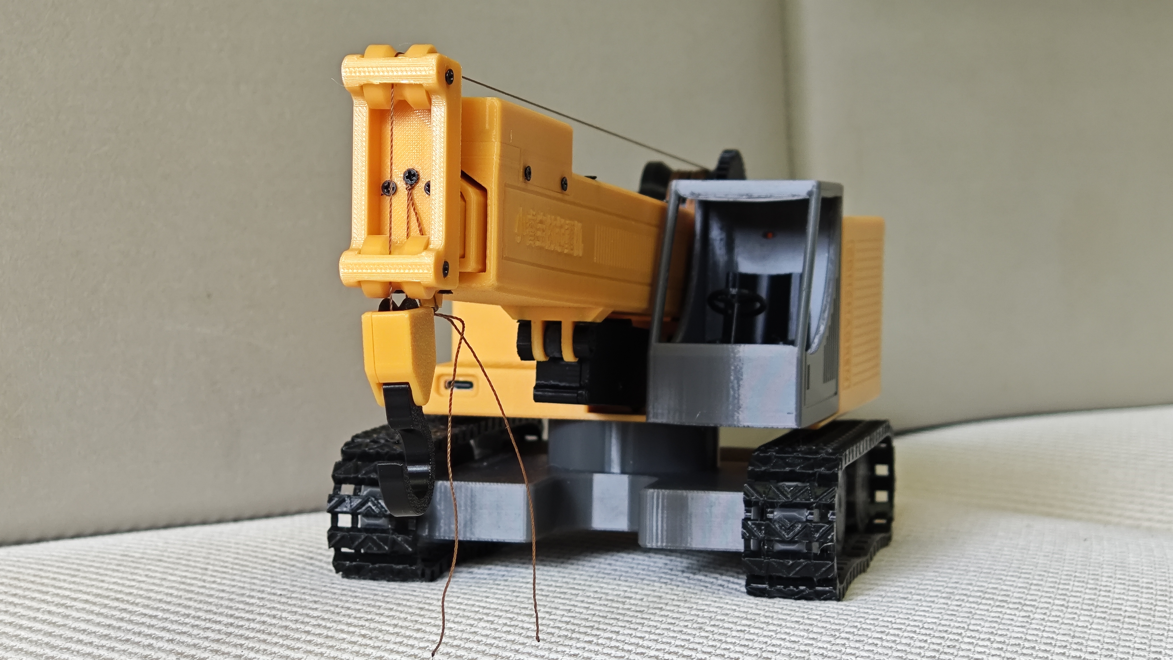 Miniatura 2 do modelo 3D 遥控起重机履带式吊车最终版（A1mini可用）自带限位和360°滑环