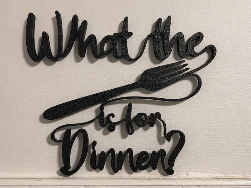 Wall Art - What the fork is for Dinner