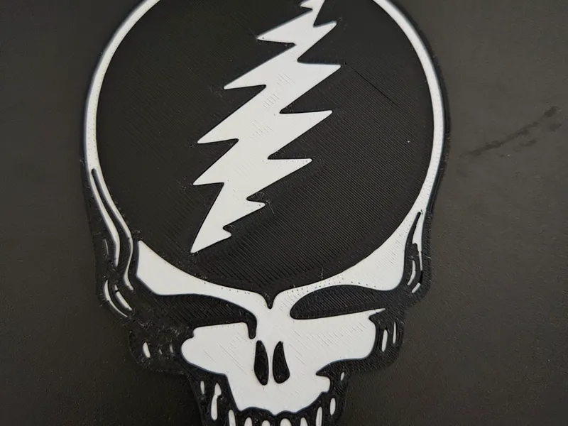 Grateful dead steal your face ornament