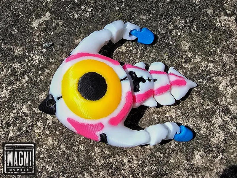 Articulated Mini Arctic Peeper - Subnautica