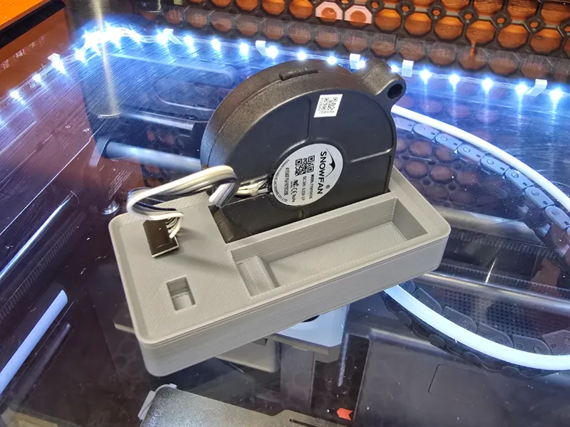 Gridfinity: 5015 Blower Fan Holder