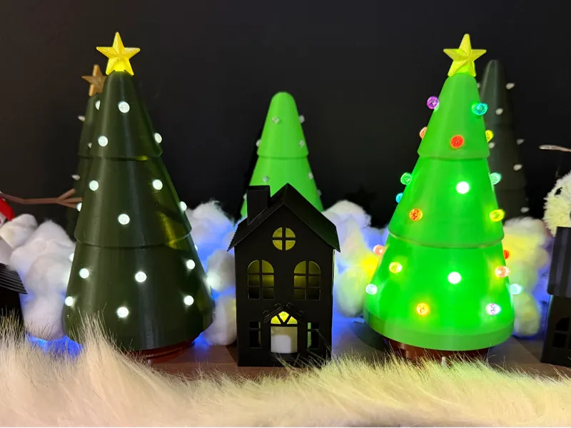 LED Christmas Tree - Print Lights/LiteBright Pegs