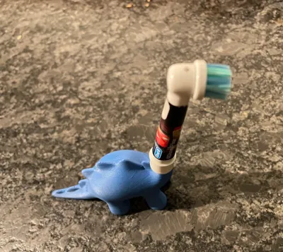 Cute Stylized Dinosaur Oral-B head