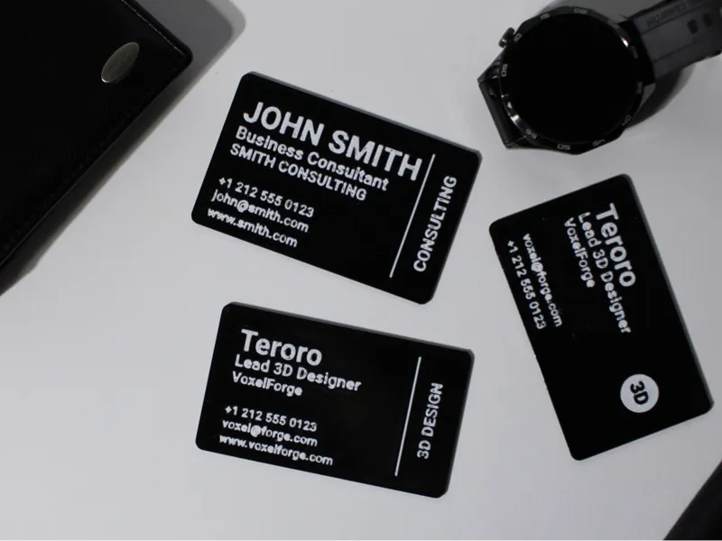 Parametric Business Card – Flush Design