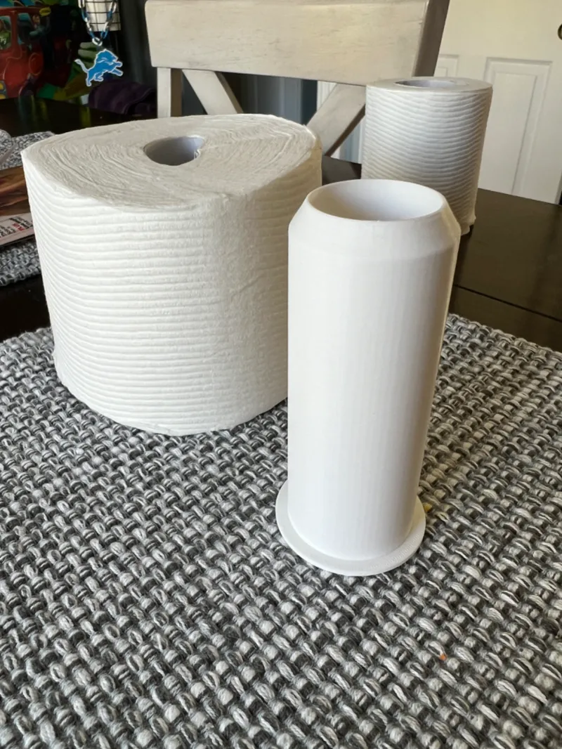 Toilet Paper Roll Corrector or "Rounder"